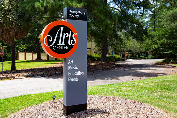 Arts Center Sign